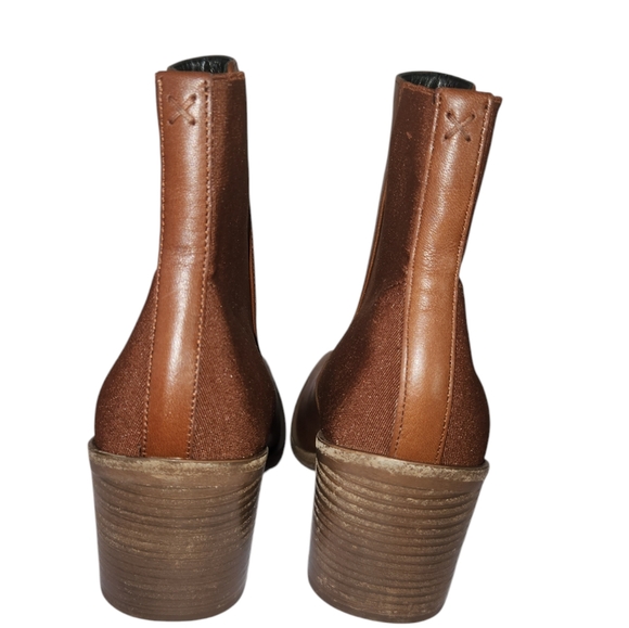 Rag & Bone Axel Chelsea Bootie in Matter Brown 36.5(6.5) - Picture 5 of 6